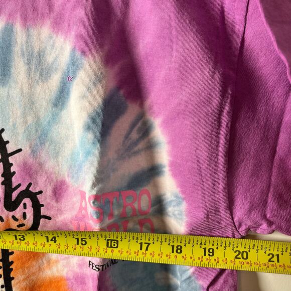 •NEW• Travis Scott Cactus Pulse Feeling Alive! Tie-Dye Shirt (93665-348) Men L - Picture 6 of 9